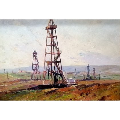 В нефтяном краю.